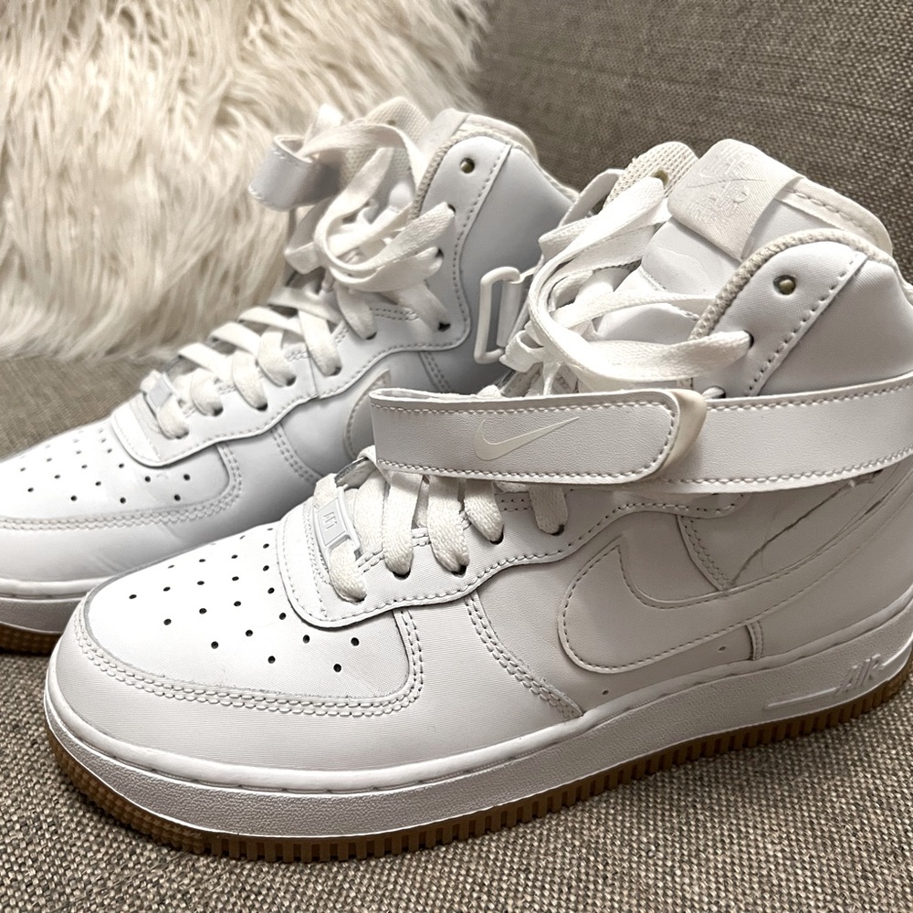 Nike Air Force 1 High GS 'White Gum'